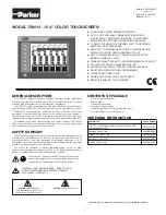 Parker TS8010 Manual preview