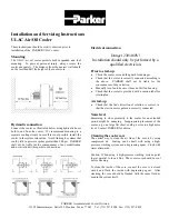 Предварительный просмотр 1 страницы Parker ULAC Installation And Servicing Instructions