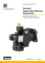 Parker V16 Series Service Manual preview