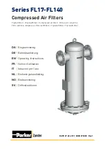 Preview for 1 page of Parker Zander FL17 Series Operating Instructions Manual