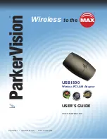 ParkerVision USB1500 User Manual preview