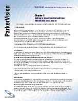 Preview for 8 page of ParkerVision WR1500 User Manual