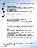 Preview for 9 page of ParkerVision WR1500 User Manual