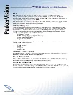 Preview for 11 page of ParkerVision WR1500 User Manual