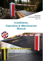 Parking Facilities PF6000X Installation, Operation & Maintenance Manual preview