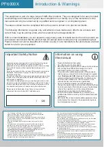 Preview for 3 page of Parking Facilities PF6000X Installation, Operation & Maintenance Manual