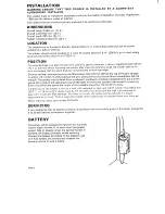 Предварительный просмотр 3 страницы Parkinson Cowan 4000-L User Manual