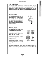 Предварительный просмотр 9 страницы Parkinson Cowan 550 GLX 2 Owner'S Handbook Manual