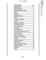 Предварительный просмотр 3 страницы Parkinson Cowan Alto 60 Ga Owners Handbook And Installation Instructions