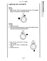 Предварительный просмотр 7 страницы Parkinson Cowan Alto 60 Ga Owners Handbook And Installation Instructions