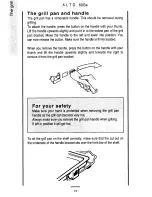 Предварительный просмотр 12 страницы Parkinson Cowan Alto 60 Ga Owners Handbook And Installation Instructions