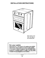 Предварительный просмотр 36 страницы Parkinson Cowan Alto 90Ga Owners Handbook And Installation Instructions