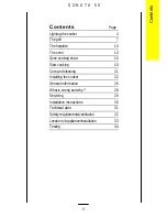 Preview for 3 page of Parkinson Cowan CALOR Sonata 50 Owners And Installation Instructions