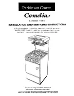 Предварительный просмотр 23 страницы Parkinson Cowan CAMELIA Instruction Book