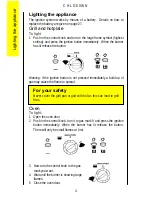 Предварительный просмотр 4 страницы Parkinson Cowan CHLG50WN Operating And Installation Instructions