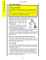 Предварительный просмотр 20 страницы Parkinson Cowan CHLG50WN Operating And Installation Instructions