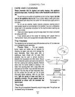 Preview for 21 page of Parkinson Cowan COSMOPOLITAN Instruction Book