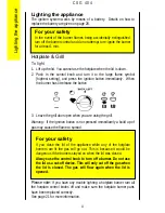 Preview for 4 page of Parkinson Cowan CSG 404 Operating And Installation Instructions