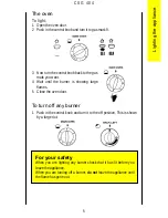 Preview for 5 page of Parkinson Cowan CSG 404 Operating And Installation Instructions