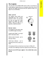 Preview for 9 page of Parkinson Cowan CSG 404 Operating And Installation Instructions