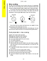 Preview for 18 page of Parkinson Cowan CSG 404 Operating And Installation Instructions