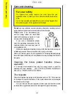 Preview for 20 page of Parkinson Cowan CSG 404 Operating And Installation Instructions