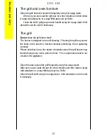 Preview for 22 page of Parkinson Cowan CSG 404 Operating And Installation Instructions