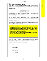 Preview for 31 page of Parkinson Cowan CSG 404 Operating And Installation Instructions