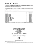 Preview for 44 page of Parkinson Cowan CSG 404 Owner'S And Installation Manual