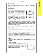 Предварительный просмотр 13 страницы Parkinson Cowan CSG 427 Operating And Installation Instructions