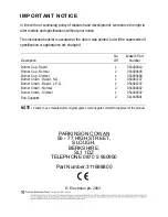 Preview for 52 page of Parkinson Cowan CSG 552 Operating And Installation Instructions