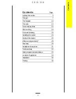 Preview for 3 page of Parkinson Cowan CSIG 316 Owner'S And Installation Manual