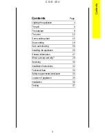 Предварительный просмотр 3 страницы Parkinson Cowan CSIG 404 Operating And Installation Instructions