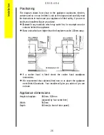 Предварительный просмотр 26 страницы Parkinson Cowan CSIG 404 Operating And Installation Instructions