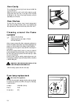 Preview for 12 page of Parkinson Cowan CSIG 509 Instruction Booklet