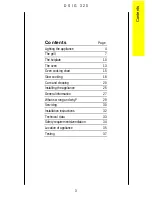 Preview for 3 page of Parkinson Cowan DSIG 320 Operating And Installation Instructions