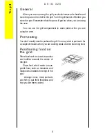 Preview for 8 page of Parkinson Cowan DSIG 320 Operating And Installation Instructions