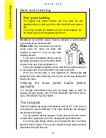 Preview for 20 page of Parkinson Cowan DSIG 320 Operating And Installation Instructions