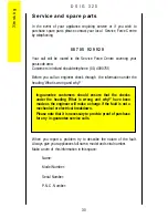 Preview for 30 page of Parkinson Cowan DSIG 320 Operating And Installation Instructions