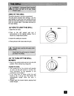 Предварительный просмотр 15 страницы Parkinson Cowan G72 Ga Owners Handbook And Installation Instructions