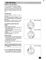 Preview for 19 page of Parkinson Cowan G72 GXa Owners Handbook And Installation Instructions