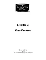 Parkinson Cowan LIBRA 3 Operating And Installation Instructions preview