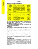 Preview for 12 page of Parkinson Cowan LIBRA 3 Operating And Installation Instructions