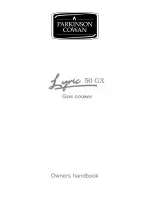 Parkinson Cowan Lyric 50 GX Owner'S Handbook Manual preview