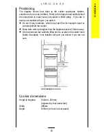 Preview for 29 page of Parkinson Cowan Lyric 50 GX Owner'S Handbook Manual