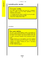 Preview for 24 page of Parkinson Cowan Lyric 50 Owners Handbook And Installation Instructions