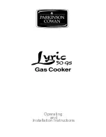 Parkinson Cowan Lyric 50GS Operating And Installation Manual preview