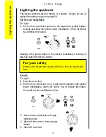 Preview for 4 page of Parkinson Cowan Lyric 50GS Operating And Installation Manual