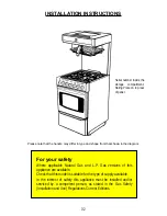 Предварительный просмотр 32 страницы Parkinson Cowan Lyric 50GS Operating And Installation Manual