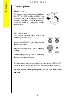 Preview for 8 page of Parkinson Cowan LYRIC 50M1 Operating And Installation Instructions